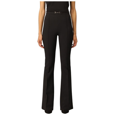 Pantalone Donna slim a zampa Nero ELISABETTA FRANCHI- Francavilla Moda